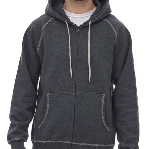Extra Heavy Full-Zip Hooded Sweatshirt Thumbnail