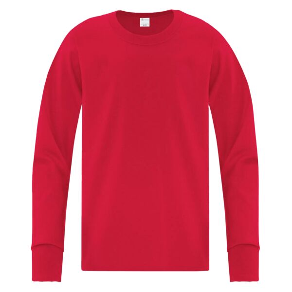 Side Seam Long Sleeve Youth Tee Thumbnail