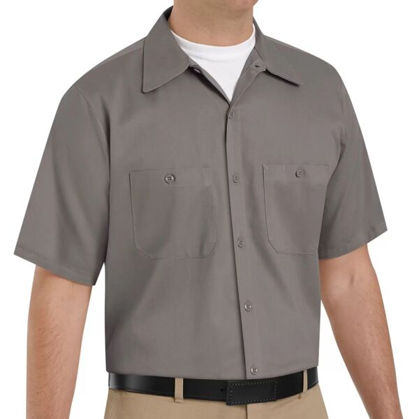 Short Sleeve Wrinkle Resistant Cotton Shirt Thumbnail