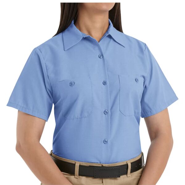 Industrial Short Sleeve Ladies' Work Shirt Thumbnail